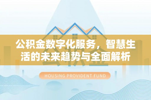 兴海公积金数字化服务，智慧生活的未来趋势与全面解析