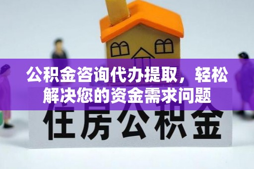 兴海公积金咨询代办提取，轻松解决您的资金需求问题