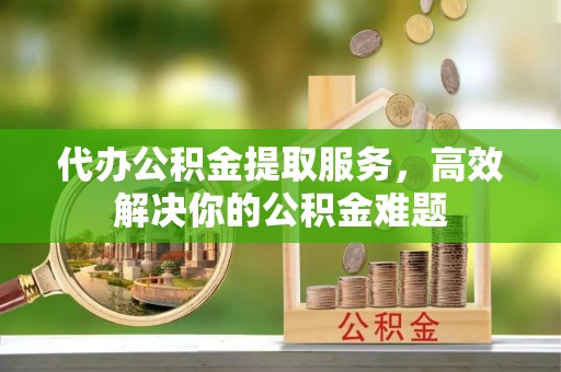 兴海代办公积金提取服务，高效解决你的公积金难题