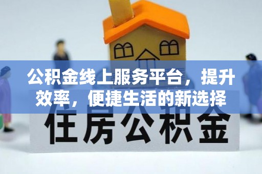 兴海公积金线上服务平台，提升效率，便捷生活的新选择